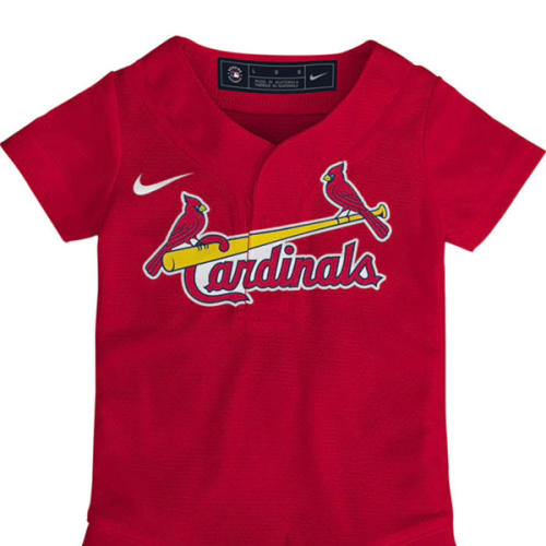 St Louis Cardinals Nike Baby Red Alt Blank Replica Romper Baseball Jersey - 133413862