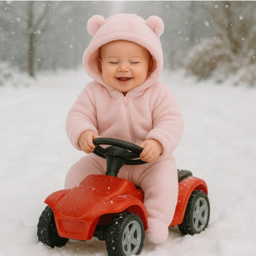 Baby Snowsuit | Warm Insulated Zip-Up Design | Sizes 0-12M | Easy On & Off for Little Ones – Beekee