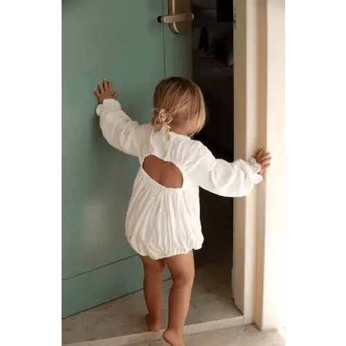 LOLLY ROMPER - WHITE