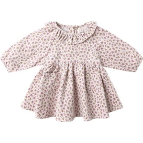 Simone Floral Long Sleeve Cotton Dress & Bloomers, 3-6M