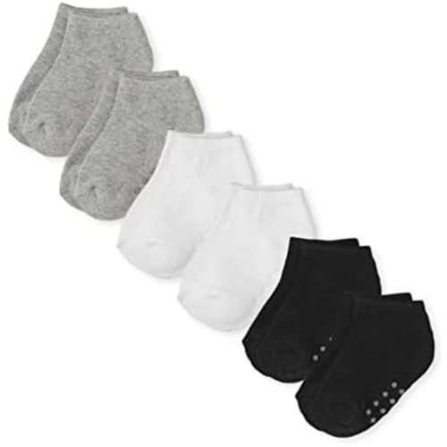 The Children's Place Boys' Unisex Baby and Toddler Ankle Socks 6-Pack