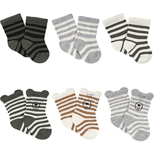 Gerber Baby 6-Pair Wiggle Proof Sock