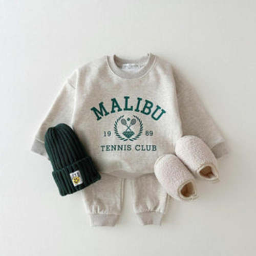Malibu Tennis Club Sweatshirt and Jogger Pants Set – Teeny Mini Me