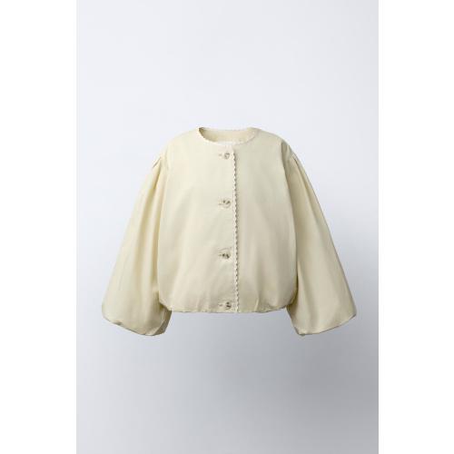 LACE JACKET - Butter | ZARA United States