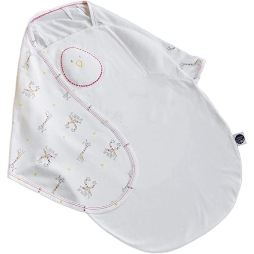 Nested Bean Zen Swaddle - Gently Weighted Swaddle | Baby: 0-6 Months | Bamboo Cotton Blend | Helps to Reduce Moro (Startle) Reflex | Unisex | TOG 1.0 | Machine Washable - Starry Safari