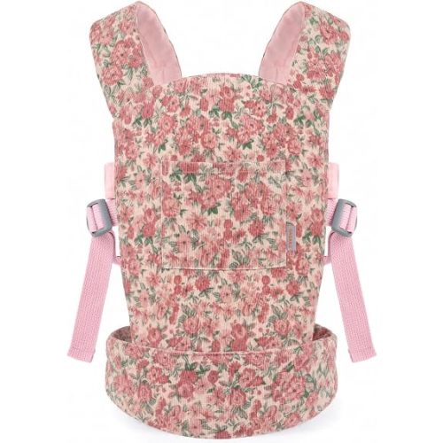 GAGAKU Corduroy Baby Doll Carrier with Adjustable Straps