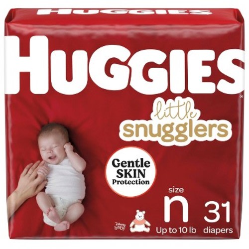 Huggies Little Snugglers Diapers Jumbo Pack - Size Newborn (31ct)