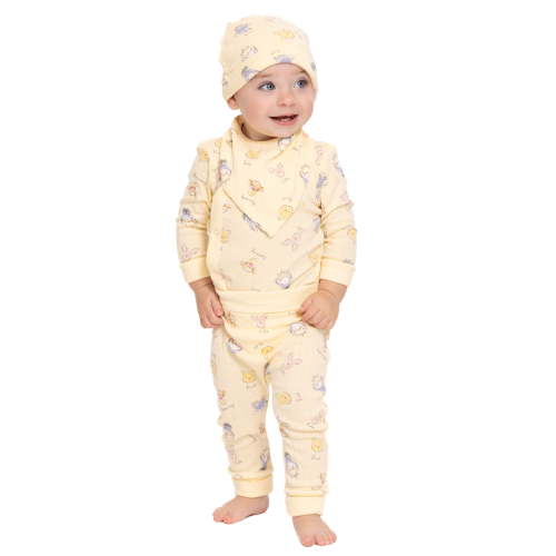 Disney Baby Wishes and Dreams Character Baby Allover Print Take Me Home Set, 4-Piece, Sizes Preemie-6/9 Months