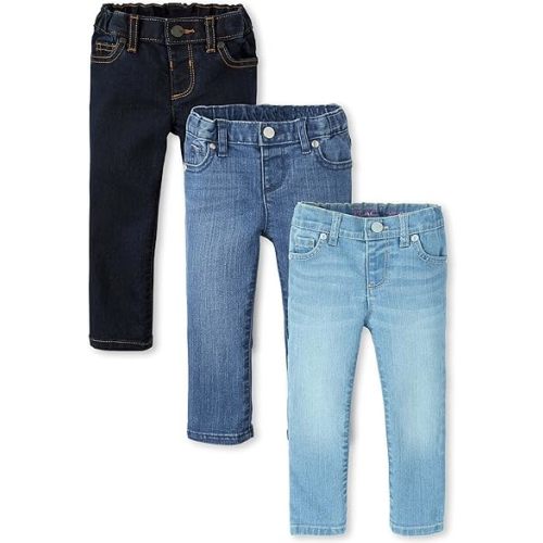 The Children's Place Girls Super Skinny Jeans,Victory Blue Wash Single,4