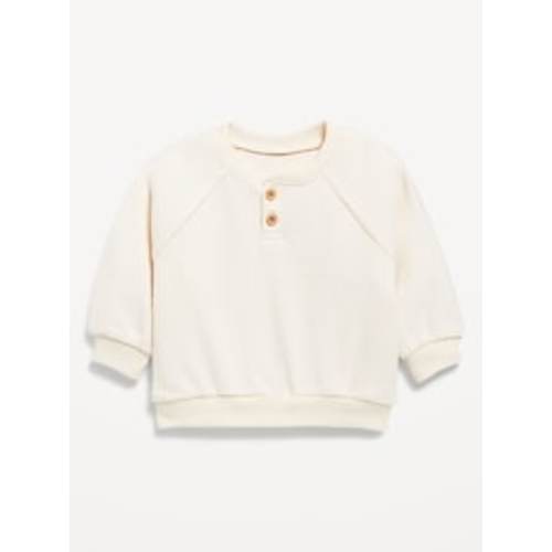 Cozy Long-Sleeve Henley Thermal-Knit Sweatshirt for Baby | Old Navy
