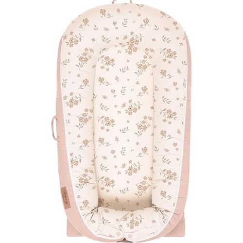Konssy 100% Cotton Baby Lounger Cover Fits DockATot Deluxe+, Cover Only