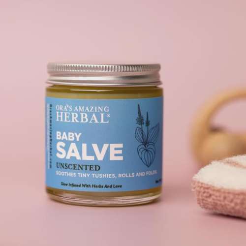 Calendula Baby Salve, Organic Diaper Rash Balm, Cloth Diaper Safe – Ora’s Herbal