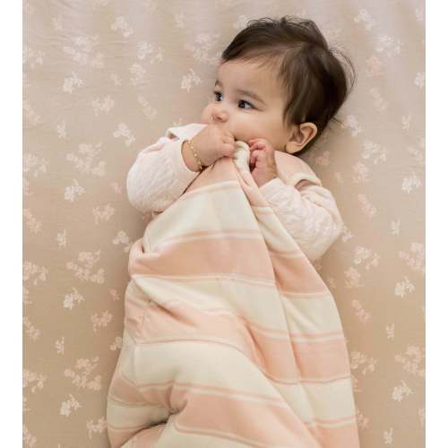 Whimsical Floral Organic Cotton BEESNUG® Fitted Crib Sheet
