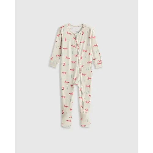 Bamboo Footie Pajama - Baby in Fox