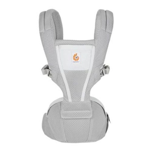 Ergobaby Alta 2-in-1 All Carry Positions Baby Carrier and Hip Seat - Pearl Gray: Buckle Closure, Ventilated Fabric, Padded Shoulder Straps