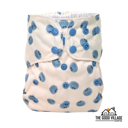 One Size Pocket Diaper | Blueberry Bliss