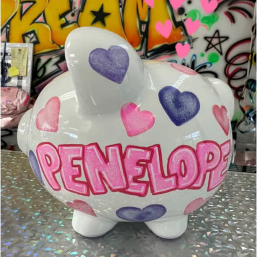 Personalized Ceramic Piggy Bank