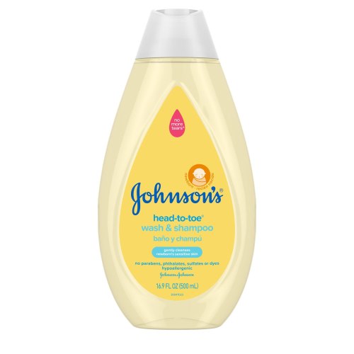Johnson's Baby Body Wash & Shampoo, 16.9 Ounces