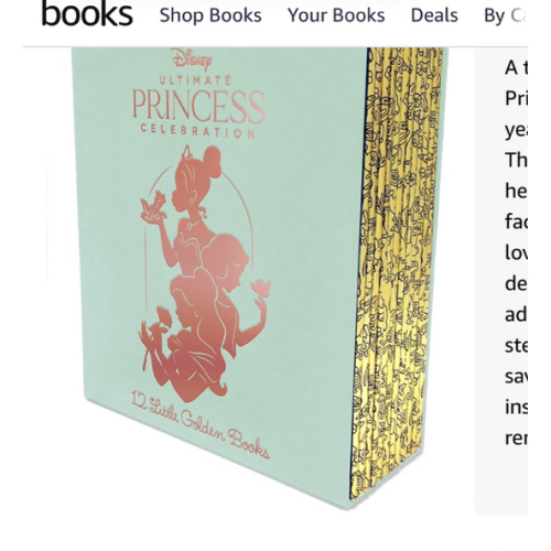 Ultimate Princess Boxed Set of 12 Little Golden Books (Disney Princess)