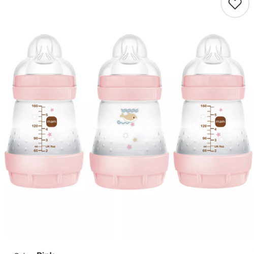 MAM Easy Start Anti-Colic 3 Pack 5oz Baby Bottle