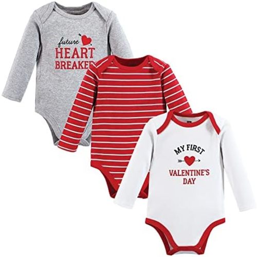 Hudson Baby baby-boys Cotton Long-sleeve Bodysuits 3-pack