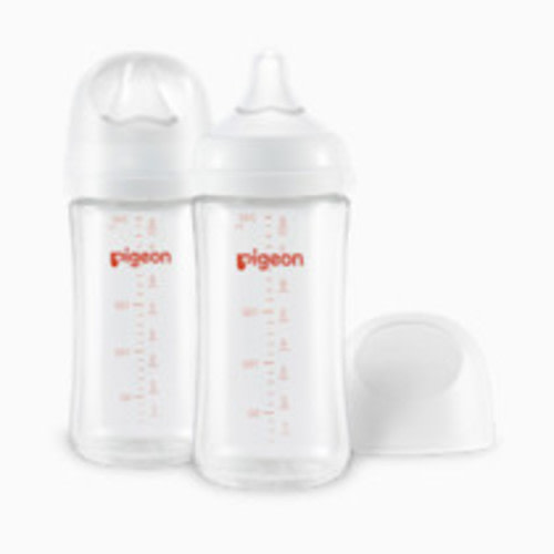 Pigeon Glass Anti-Colic Nursing Bottle Wide Neck - 8 Oz, 2