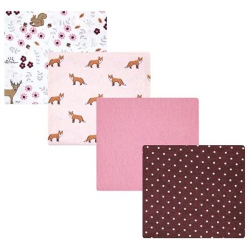 Luvable Friends Little Treasure Flannel Receiving Blankets 4pk