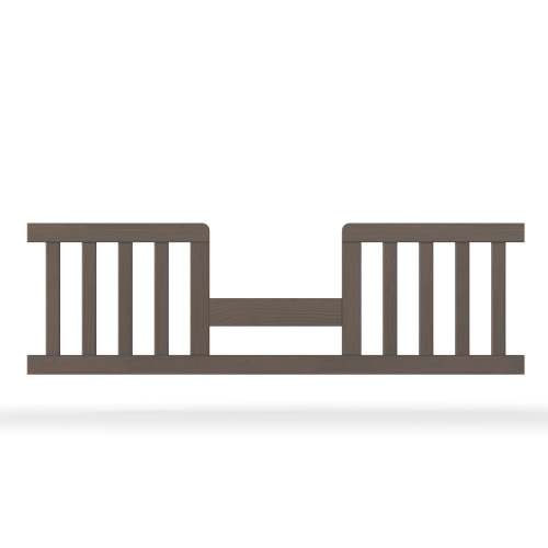 Toddler Guard Rail, Dapper Gray (F09514) | Crib Conversion Kit | Child Craft