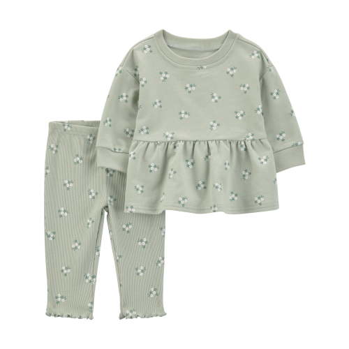 Carter's Child of Mine Baby Girl Outfit Set, 2-Piece, Sizes 0/3-24 Months