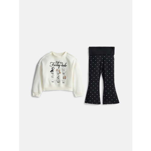 Disney Classic Toddler Girls Allover Print Top and Flared Leggings Set, 2-Piece, Sizes 12M-5T