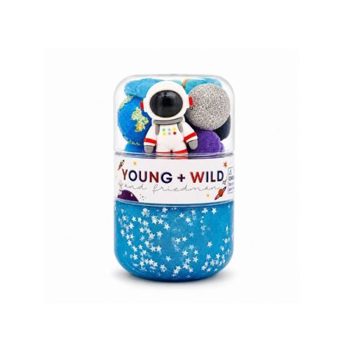 Young + Wild and Friedman Space Sensory Slime Grab and Go Jar