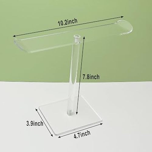 Acrylic Headband Holder, Hair Accessories Organizer Clear Stand for Girls