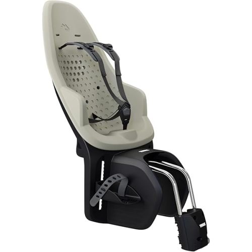 Thule Yepp 2 Mounted Child Bike seat, Adjustable footrests, 5-Point Harness and Easy to Mount Design