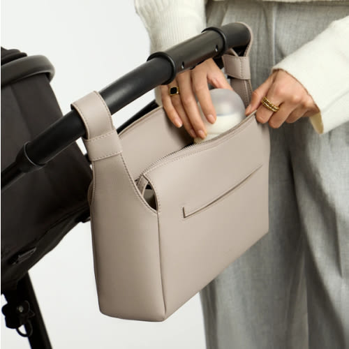 Mina Baie Stroller Caddy (Vegan) – Clay