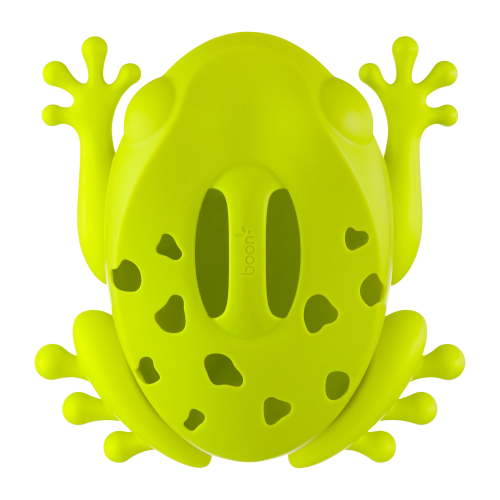 Boon Frog Pod Bath Toy Scoop, Store and Organize Bath Toys with Wall-Mounted Base