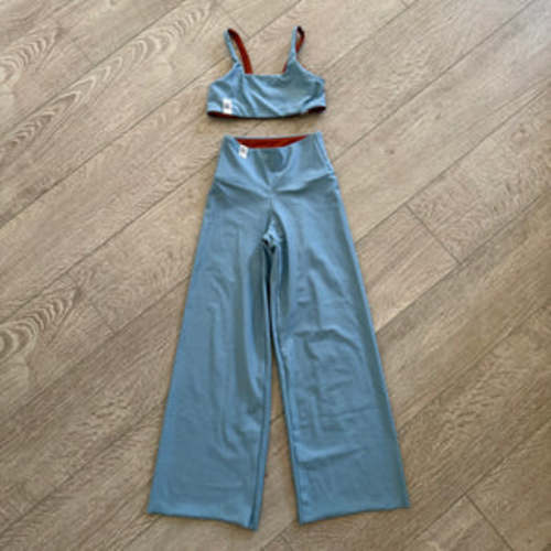 SimplyBE, BEversatile Swap Top and Freeform Pant in Mist Blue, Child 7 – Dancewear Resale 3.0