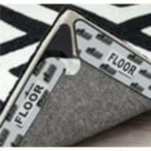 GORILLA GRIP 12 Pack Rug Gripper Pads, Keep Rugs Corners from Curling, Removable Sticky Pads Hold Carpet in Place