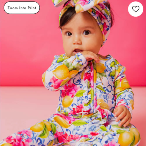 Carpe Lemon Ruffle Footie