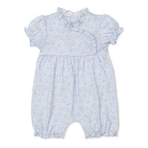 Country Gardens Blue Short Playsuit