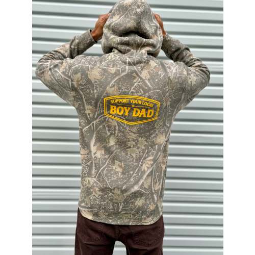 Girl Dad Hoodie - Dumbbells, Deadlifts, & Daughters | DadBod Apparel