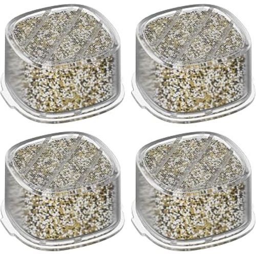 Baby Bath Tub Filter Device Cartridge compatible with Canopy Bath Tub Showerheads, Water Softener, Reduces Chlorine and Harmful Substances, 4 Pack