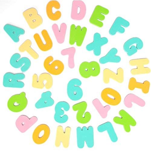 Tub Cubby Safe & Soft ABC 123 Foam Bath Letters & Numbers - Magically Stick On Wet Walls + Bonus Rubber Duck | Spell & Count Educational Alphabet Kids Bathtub Play Set - Extra 44 Pack