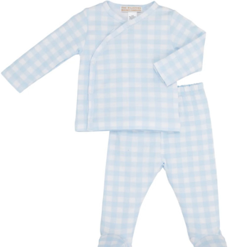 Cameron Cross-Front Set - Buckhead Blue Gingham