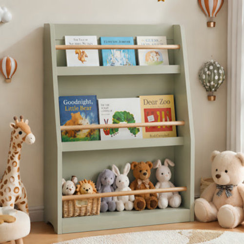 3-Tier Kids Bookshelf For Toddler Kid Bookcase, Storage Book Rack | Wayfair