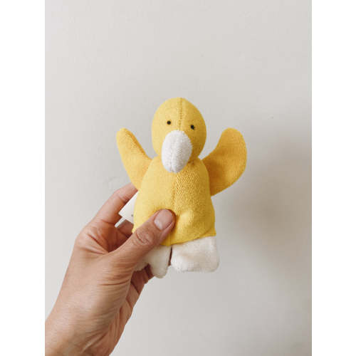 Organic Cotton Rattles - Duckling