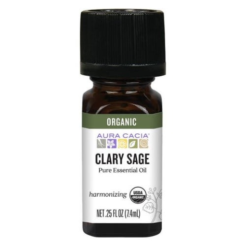Aura Cacia Organic Clary Sage Essential Oil 0.25 fl. oz. | Aura Cacia