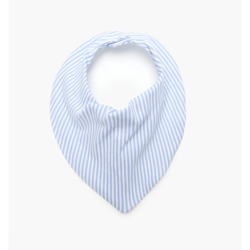 Hill House Bandana Bib - Blue/White Stripe
