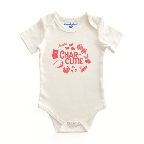 Charcutie Baby Bodysuit | 100% Cotton and Machine Washable – Chunky Deli