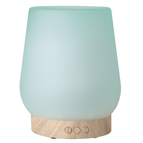 Better Homes & Gardens Cool Mist Ultrasonic Aromatherapy Oil Diffuser, Sea Glass Jade Green, 280 mL