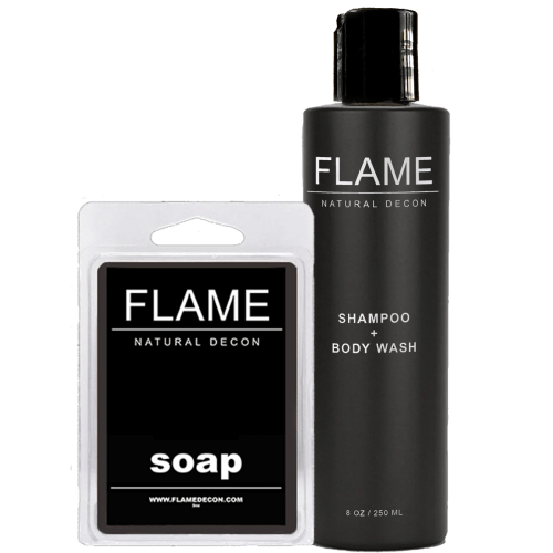 Firefighter Shampoo + Body Wash & Soap - FLAME Natural Decon
